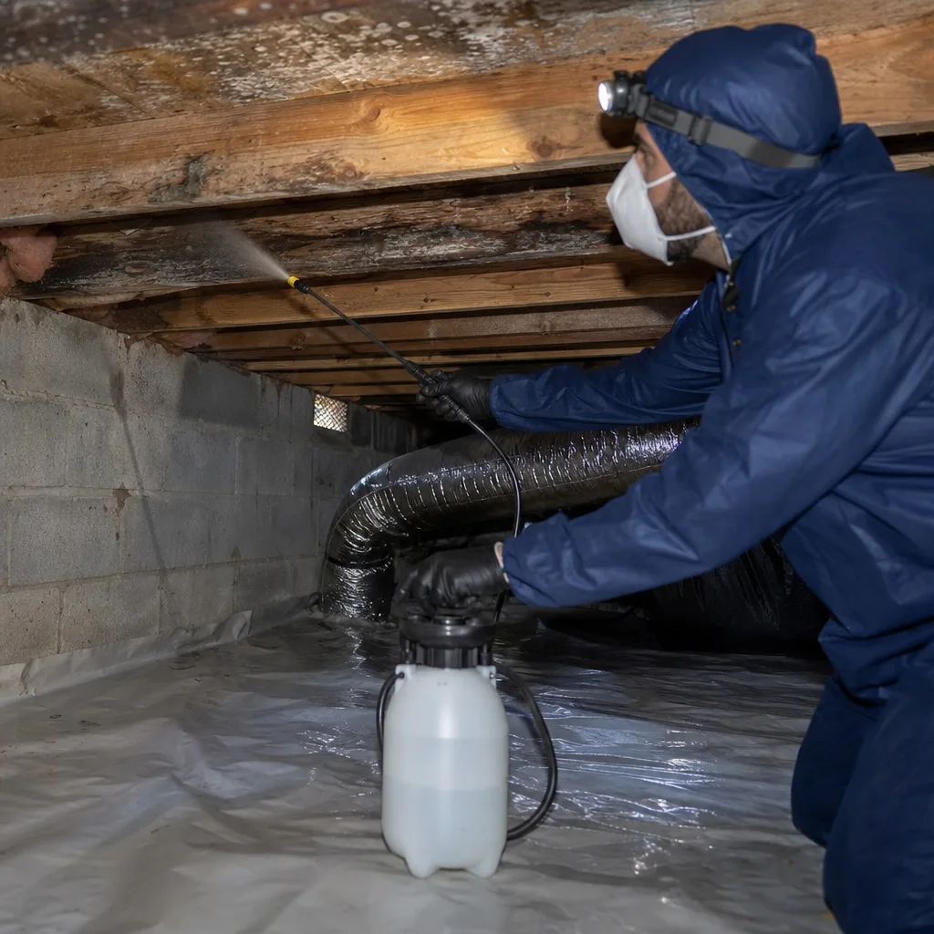 Crawl Space Sewage Removal